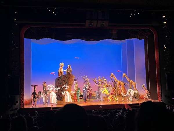 Minskoff Theatre, section: Orchestra C, row: Y, seat: 105