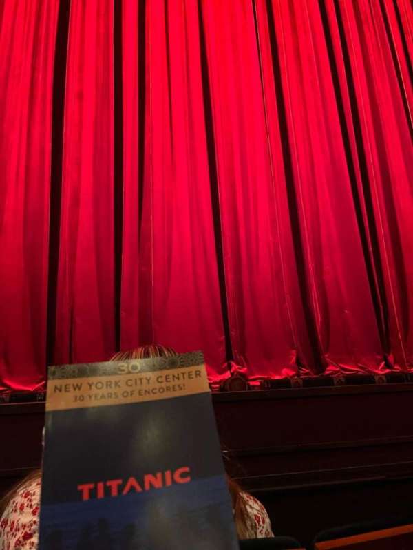 Mainstage at the New York City Center, section: Orchestra C, row: BB, seat: 110