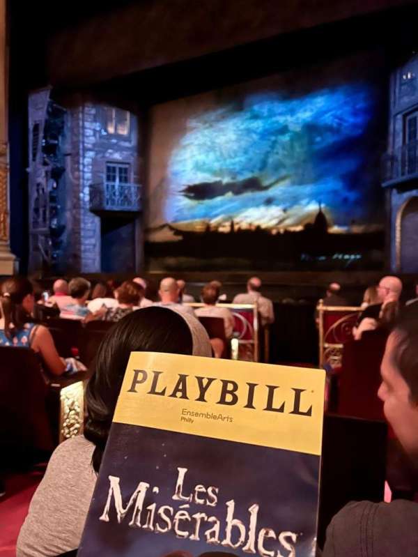 Academy of Music, section: Parquet Right, row: B, seat: 4