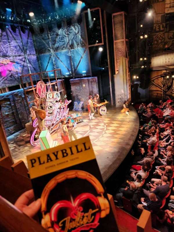 Bernard B. Jacobs Theatre, section: Left Boxes, seat: 1