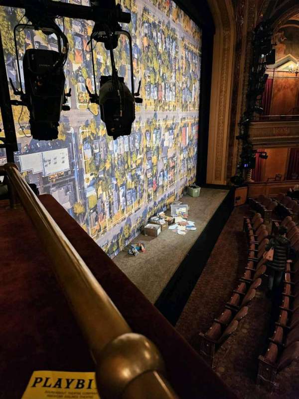 Todd Haimes Theatre, section: Left Box, row: A, seat: 1