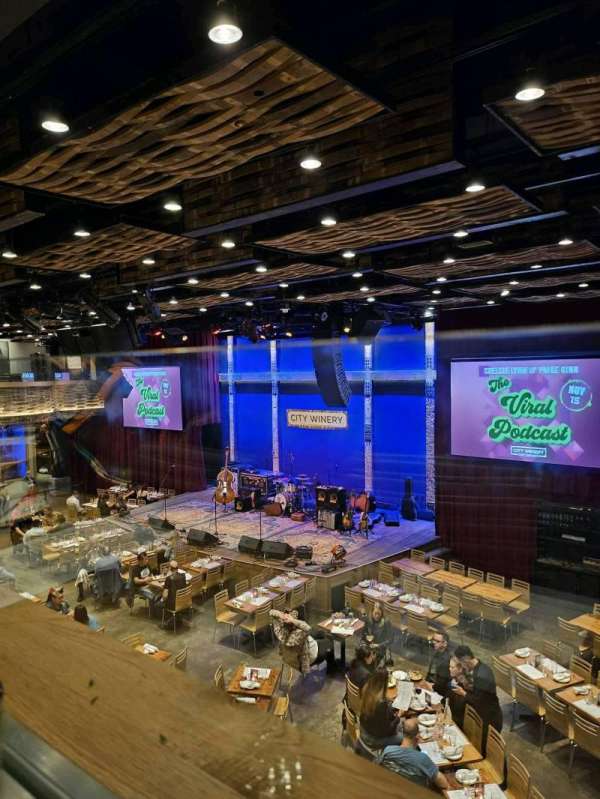 Main Stage, City Winery New York, section: Balcony Right