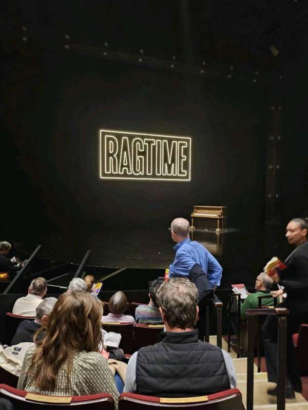 Vivian Beaumont Theater, section: Orchestra R, row: G, seat: 201