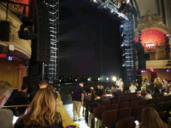 Palace Theatre, Broadway, section: Orchestra L, row: K, seat: 5