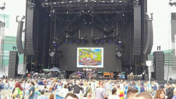 Fenway Park, section: B4, row: 13, seat: 1