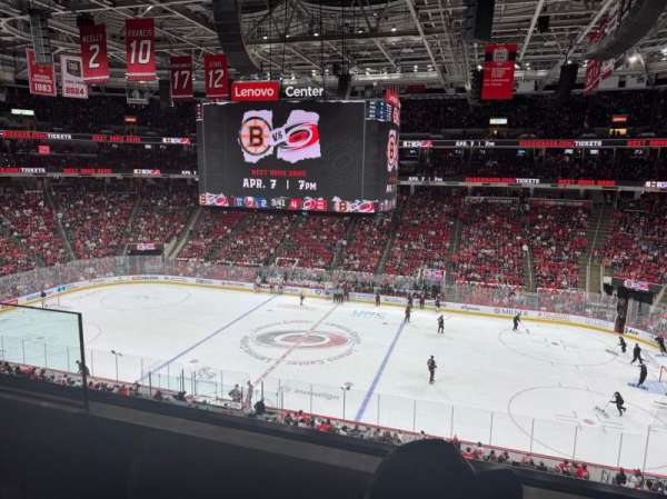 Lenovo Center, section: 218, row: B, seat: 13