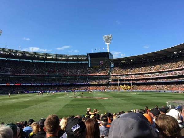 Melbourne Cricket Ground, section: M23, seat: 13