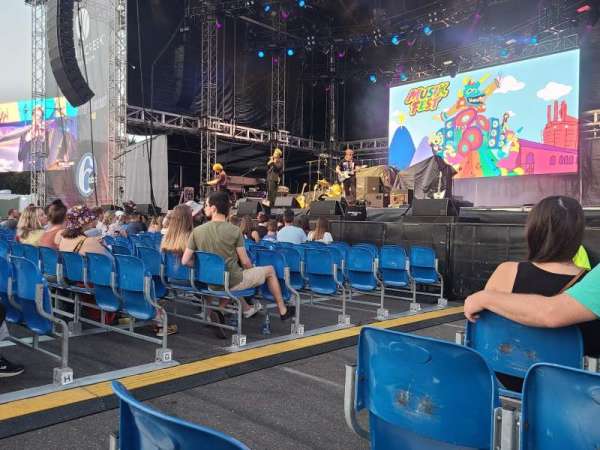 Wind Creek Steel Stage, section: 101, row: J, seat: 3