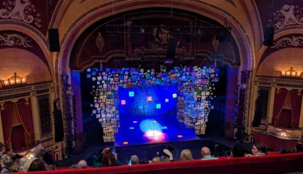 Liverpool Empire, section: Circle, row: I, seat: 54