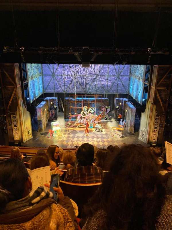 Stephen Sondheim Theatre, section: Mezzanine C, row: FF, seat: 110