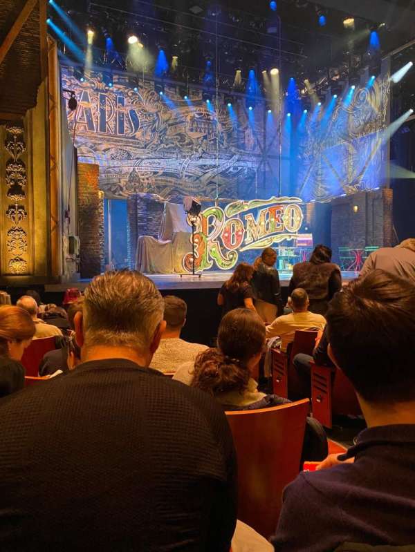 Stephen Sondheim Theatre, section: Orchestra L, row: J, seat: 3