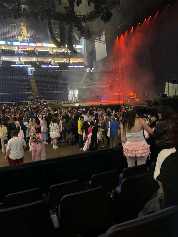 The O2, London, section: 112, row: F, seat: 374