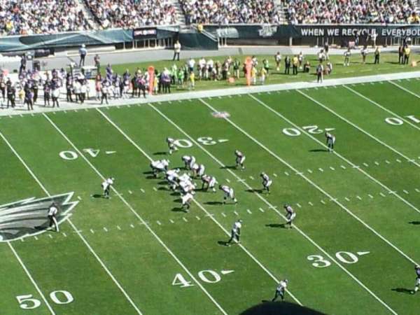 Lincoln Financial Field, section: 244, row: 7, seat: 15