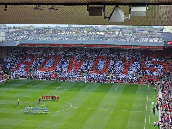Anfield, section: AU7, row: 33, seat: 188