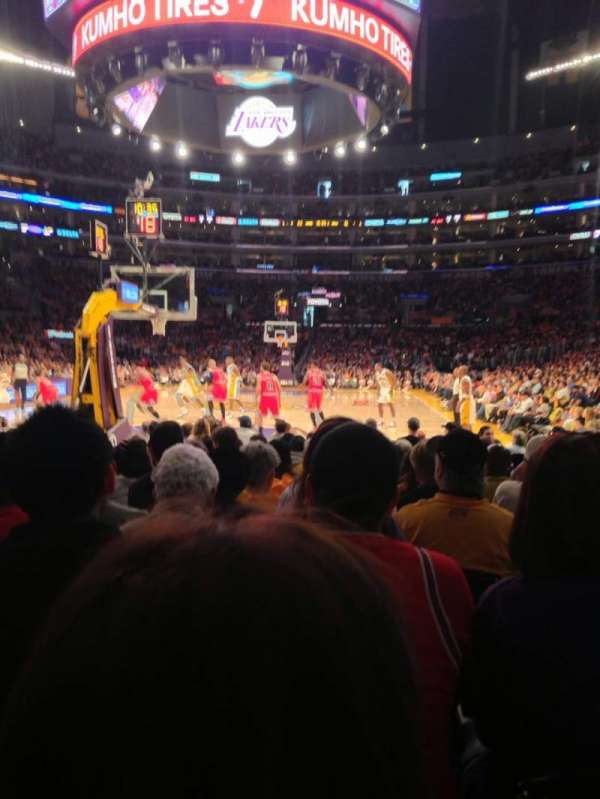 Crypto.com Arena, section: 115, row: L, seat: 3