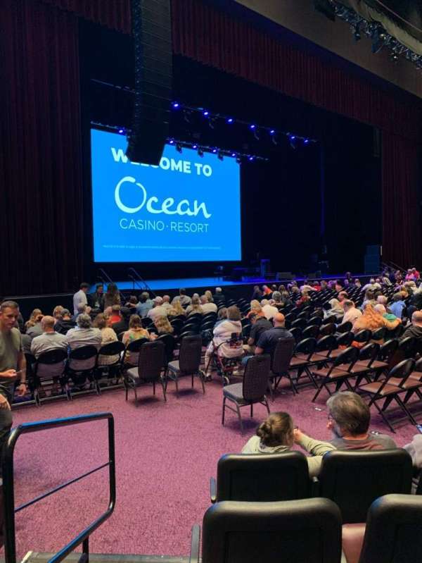 Ovation Hall at the Ocean Casino Resort, section: 106, row: D, seat: 11