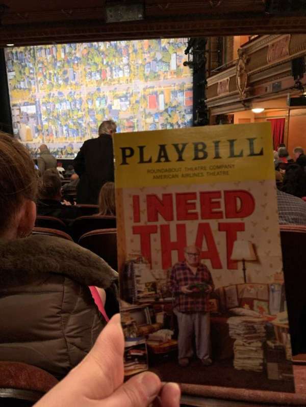 Todd Haimes Theatre, section: Orchestra R, row: O, seat: 14
