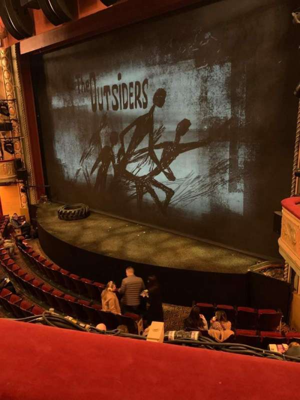 Bernard B. Jacobs Theatre, section: Mezzanine R, row: A, seat: 18