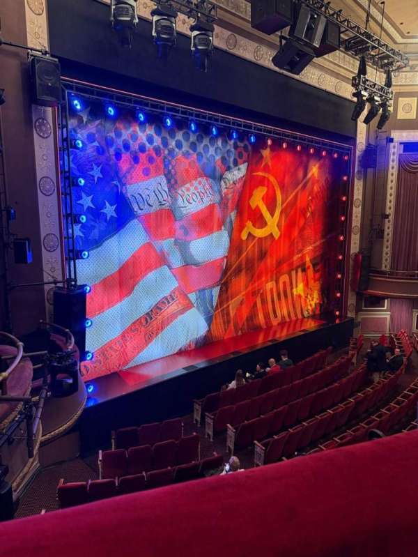 Imperial Theatre, section: Front Mezzanine L, row: A, seat: 106