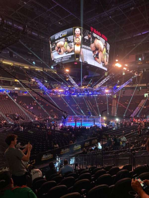 T-Mobile Arena, section: 3, row: K, seat: 8