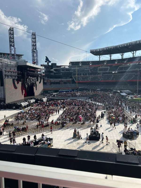 Truist Park, section: 242, row: 1, seat: 10