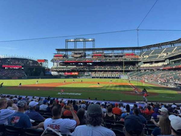 Coors Field, section: 136, row: 19, seat: 3