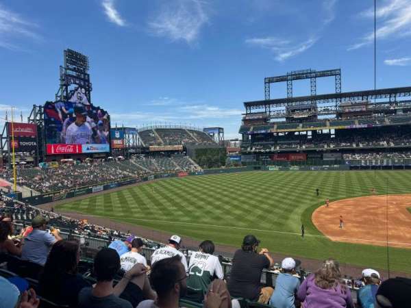 Coors Field, section: 241, row: 5, seat: 1