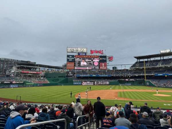 Nationals Park, section: 116, row: Z, seat: 18