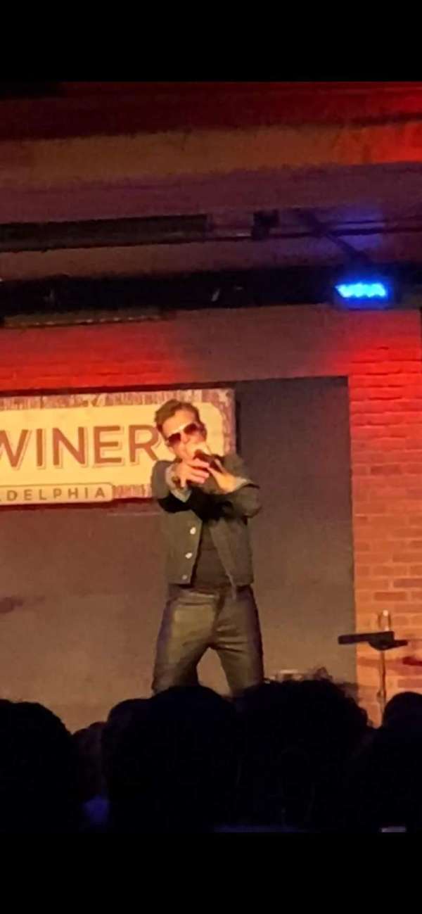 City Winery, Philadelphia, section: Rear gallery, row: 581, seat: A
