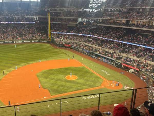 Globe Life Field, section: 210, row: 5, seat: 10