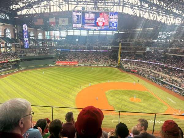 Globe Life Field, section: 210, row: 5, seat: 10