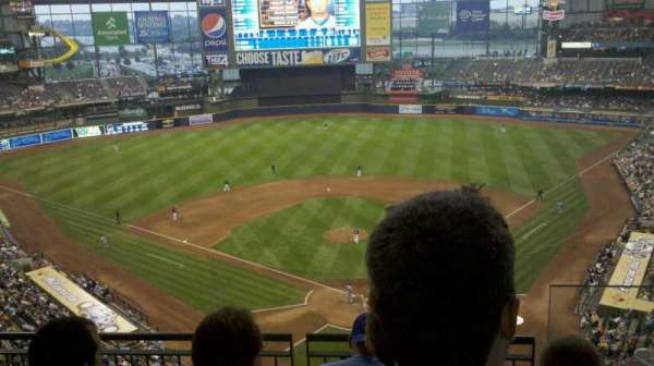 American Family Field, section: 423, row: 4, seat: 3