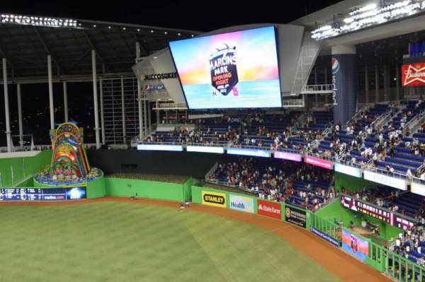 LoanDepot Park, section: 305, row: B, seat: 25