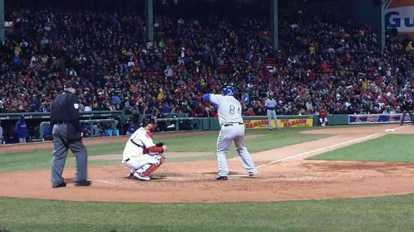 Fenway Park, section: Field Box 36, row: D, seat: 1