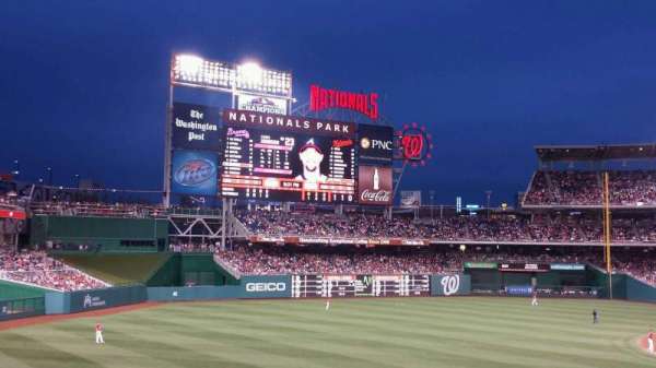 Nationals Park, section: 111, row: RR, seat: 8