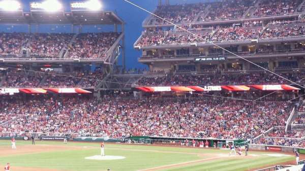 Nationals Park, section: 111, row: RR, seat: 8