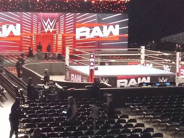 Spectrum center, section: 102, row: O, seat: 6