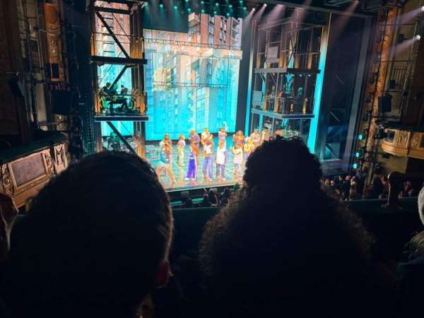 Shubert Theatre, section: MEZZANINE L, row: B, seat: 7