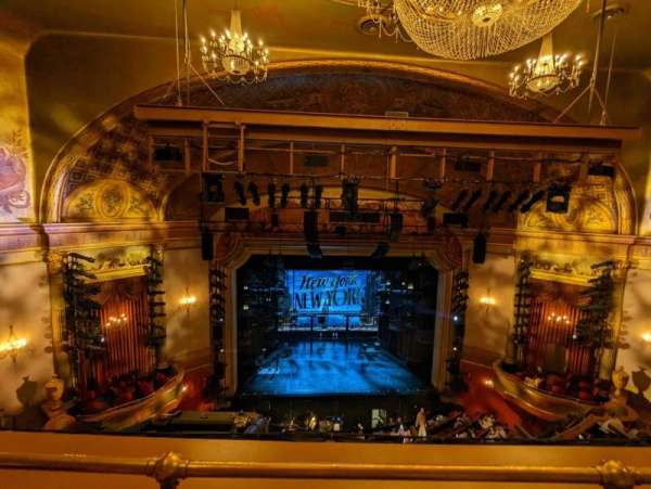 St. James Theatre, section: Balcony C, row: A, seat: 110