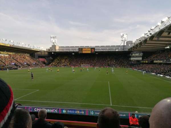 Vicarage Road, section: VRS, row: A, seat: 130