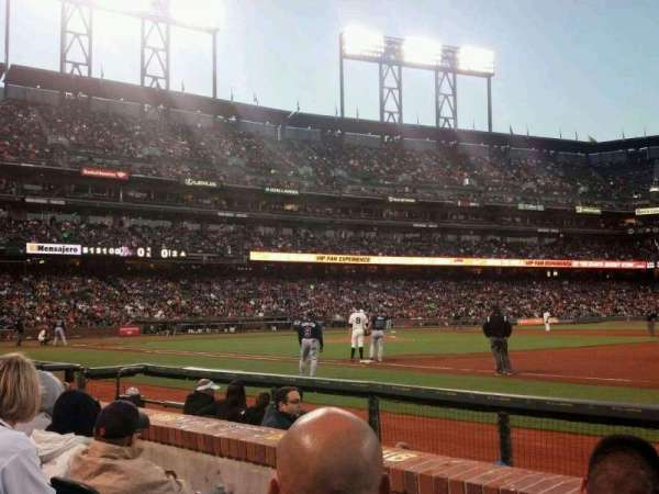 Oracle Park, section: 105, row: 3, seat: 14