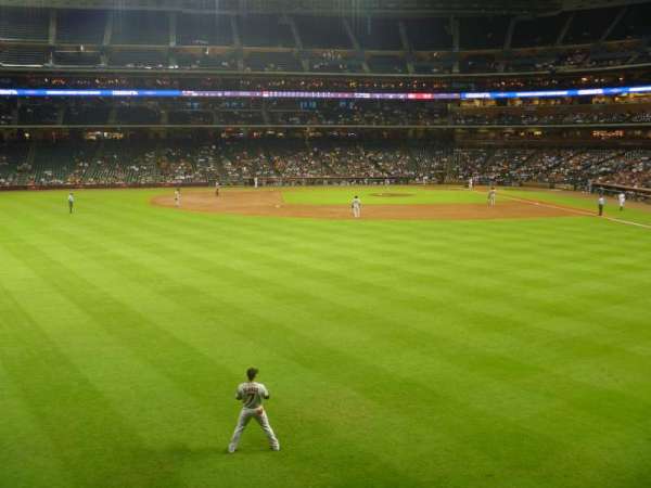 Daikin Park, section: 101, row: 1, seat: 7