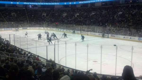 SAP Center, section: 126, row: 14, seat: 3