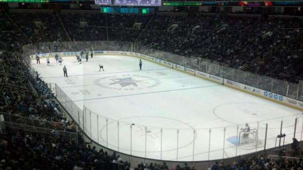 SAP Center, section: C18, row: 1, seat: 6