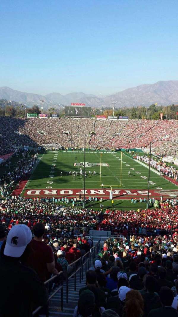 Rose Bowl, section: 25-H, row: 76, seat: 126