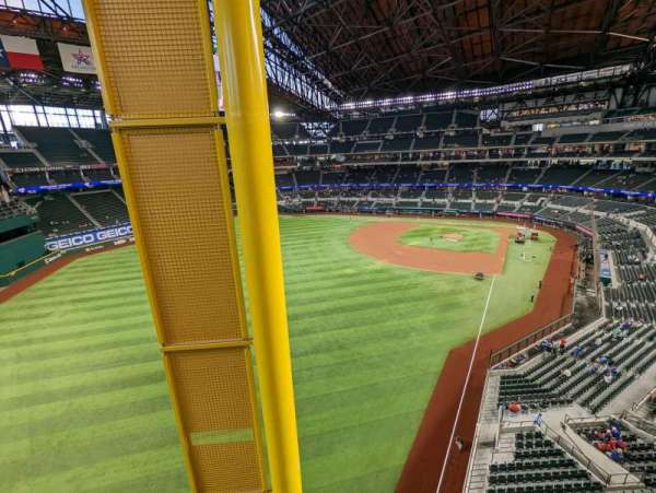 Globe Life Field, section: 201, row: 1, seat: 9