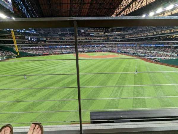 Globe Life Field, section: 138, row: 1, seat: 2