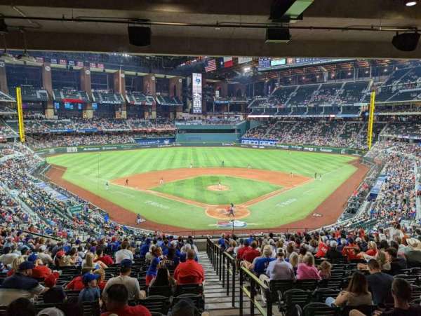 Globe Life Field, section: 114, row: 19, seat: 18