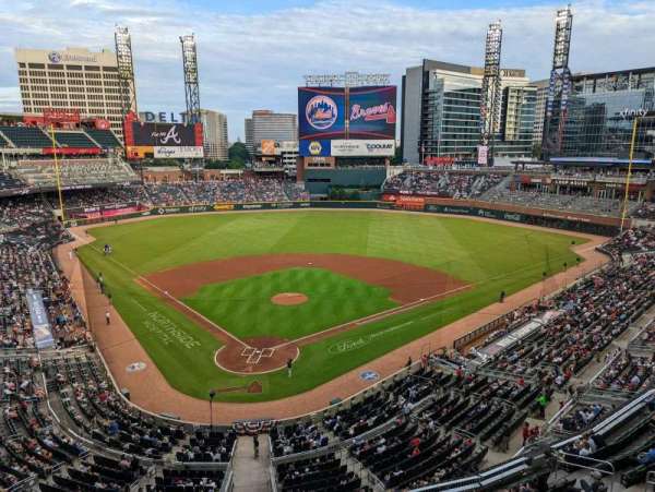 Truist Park, section: 325, row: 1, seat: 11