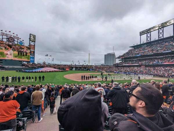 Oracle Park, section: 125, row: 17, seat: 16